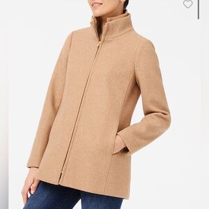 J.Crew Wool-blend Village Coat Camel Color  Women’s Size 8 Classic Timeless Chic